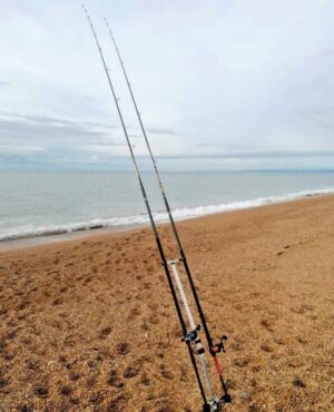 Searigs - Sea fishing - Telescopic - Sand Spike 1.5m 5ft fish 1 or 2 rods