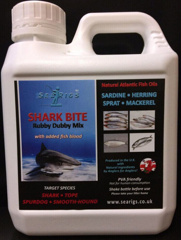 SHARK BITE 100% Pure Unrefined Fish Oil. No:1 Bait Attractant For Sea Angling.