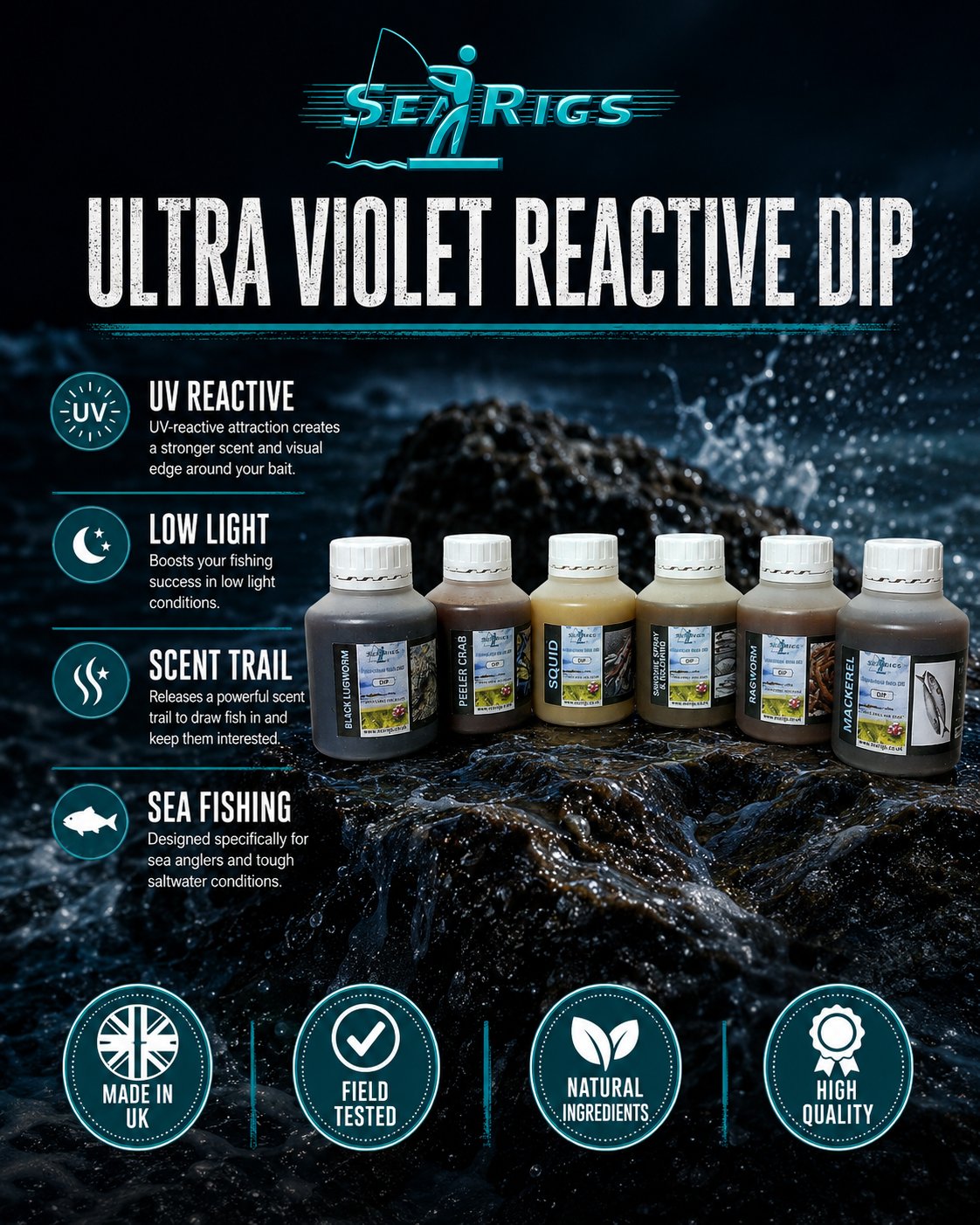 Ultra Violet Reactive Dip