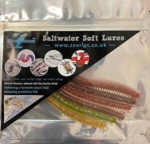 RAGWORM BASS LURE INFUSED WITH NATURAL FLAVOUR - GREAT FOR DROP SHOTTING LRH