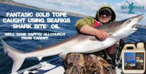 Tuna Salmon Mackerel - 100% Pure Fish Oil Shark Fishing Bait Top -Tope -Trap