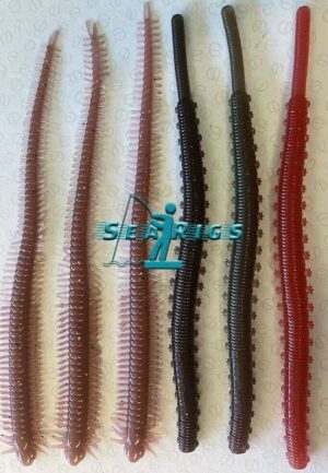KING RAGWORM X3 + BLOW LUGWORM X3 , SOFTEC ARTIFICIAL SEA FISHING BAIT