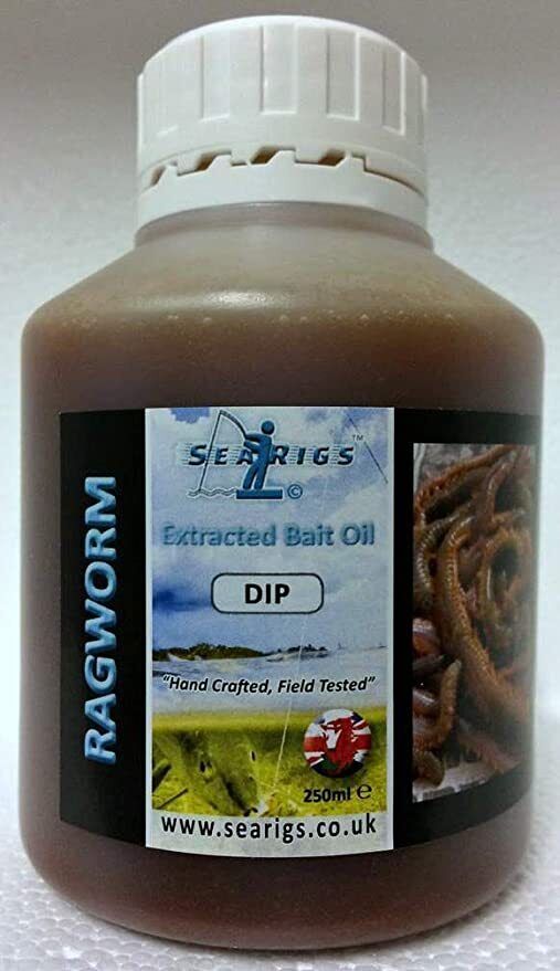 Searigs Natural Ragworm Sticky Bait Dip 125ml or 250ml - Sea Fishing Attractor