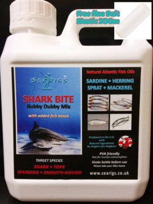 Shark Bite - Sardine, Sprat, Pilchard & Mackerel Natural Sea Fishing Bait Oil