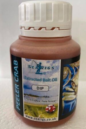 PEELER CRAB Natural BAIT Oil Sea Fishing Saltwater Bait Dip by Searigs UK