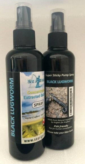Sea Fishing Bait Oil - Concentrated - BLACK LUGWORM - Extracted Natural Spray