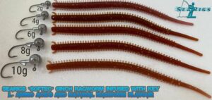 dropshot ragworm lures