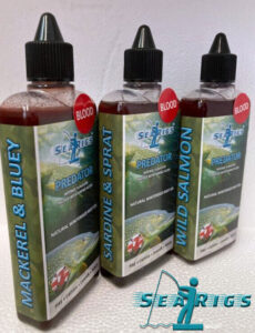 Blood Red Fish Oil 3 x 125ml Bait Attractant, Pike ,Catfish Zander and Eels