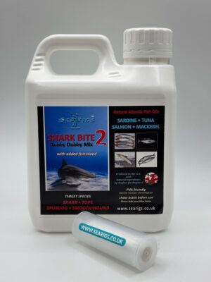 SHARK BITE 2 - Sardine, Salmon, Tuna & Mackerel Natural Sea Fishing Bait Oil