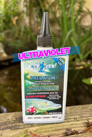 Predator Pike & Zander Concentrated Mackerel & Bluey "Fish Blood" Lure Gel (Ultraviolet)