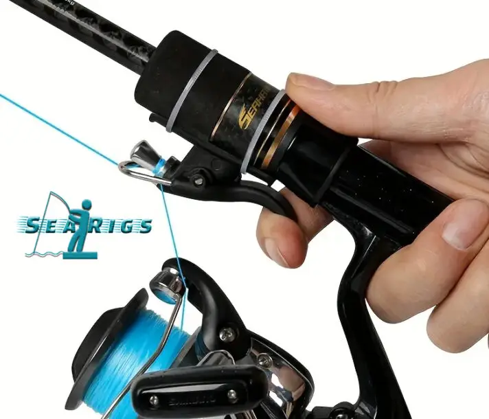 Fishing Trigger Aid - Fixed Spool Casting Aid (BLACK)