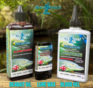 SEARIGS™ Predator Bait Bundle Blood Gel, Bait Oil & Lure Wax For Pike Fishing