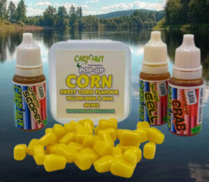 Pop-up Yellow Corn 3 x Gels & Bait Stops Carp-Tench Bait