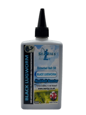 Natural BLACK LUGWORM Hookbait booster oil 120ml