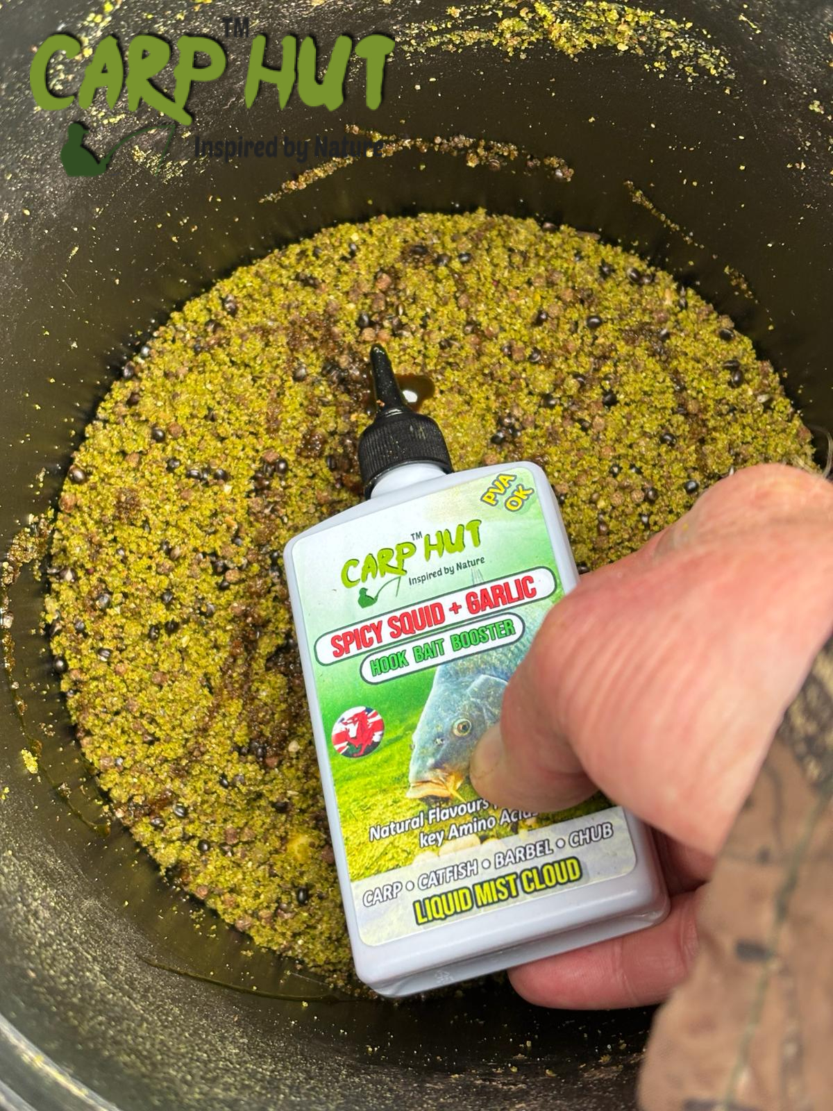 Spicy Squid & Garlic - Hook Bait Booster Gel - Liquid Mist - Carp & Coarse Attractor - Image 3