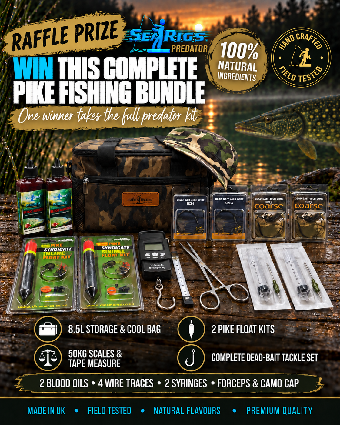 Pike Fishing Bundle Raffle
