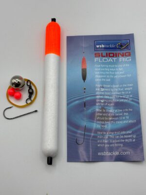 Sliding Float Rig 6" Orange tip x2 Packs