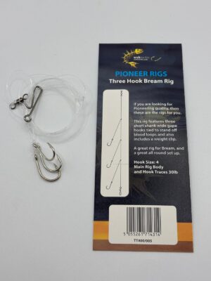 Bream Rig - 3 Hook Flapper Size 4 Hooks