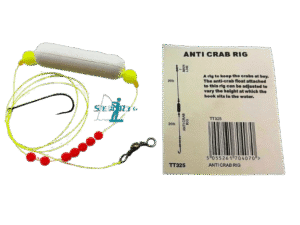 3 x Anti Crab Sea Fishing Rig- Size 1 Hook