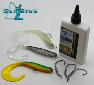 Curly Tail Open Belly Soft Bass and Pike Lure Pack