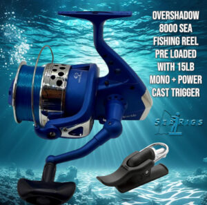 OVERSHADOW 8000 SEA FISHING REEL15LB MONO