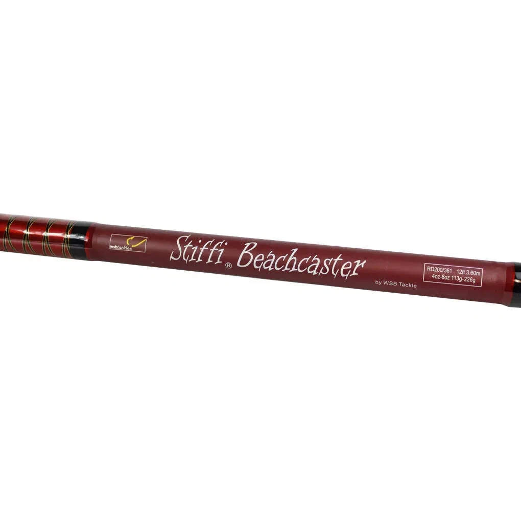WSB STIFFI 14ft 3 Piece Surf Rod Duplon Handle 4-8oz - Image 4